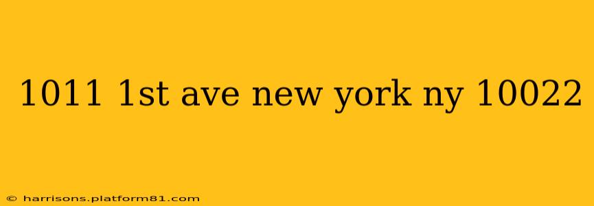 1011 1st ave new york ny 10022