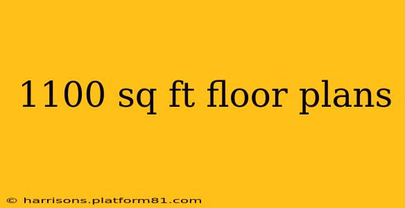 1100 sq ft floor plans