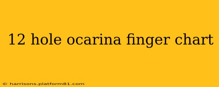 12 hole ocarina finger chart