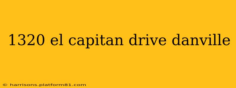 1320 el capitan drive danville
