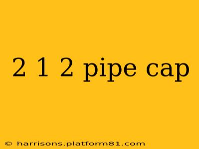 2 1 2 pipe cap
