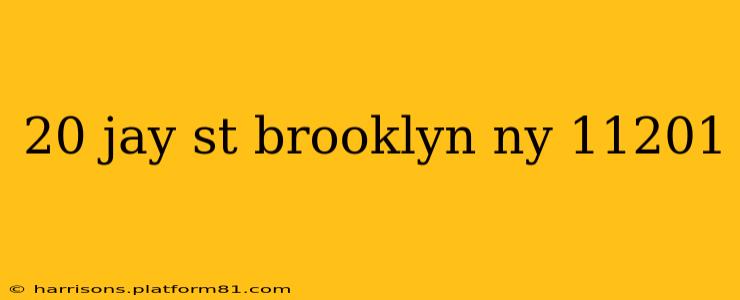20 jay st brooklyn ny 11201