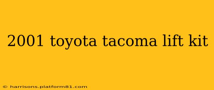 2001 toyota tacoma lift kit