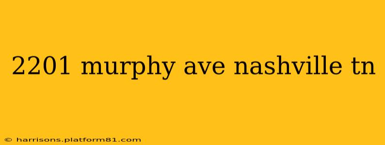 2201 murphy ave nashville tn