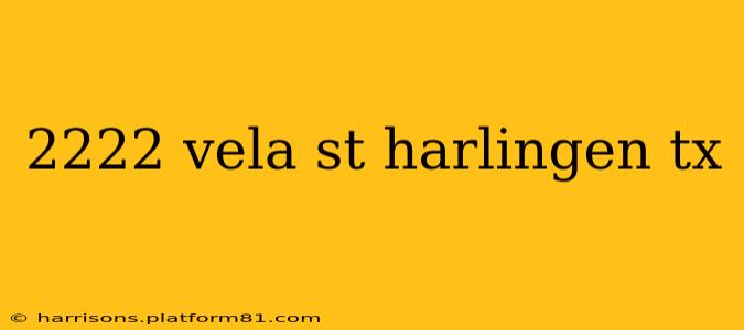 2222 vela st harlingen tx