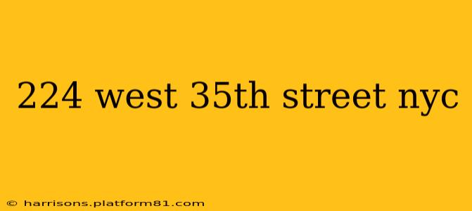 224 west 35th street nyc