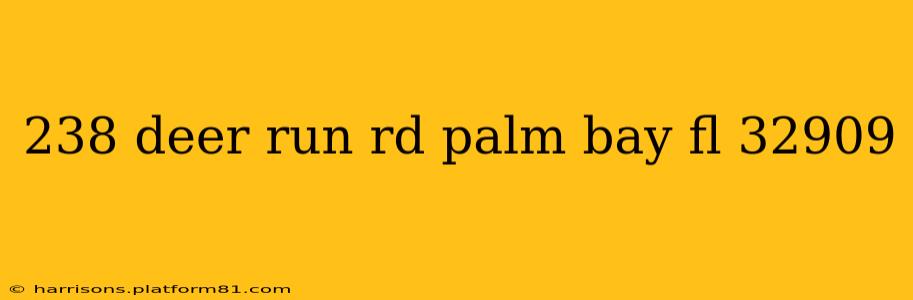238 deer run rd palm bay fl 32909