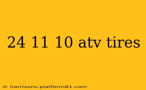 24 11 10 atv tires