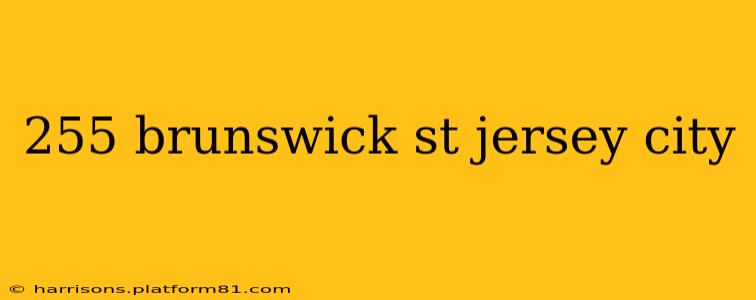 255 brunswick st jersey city