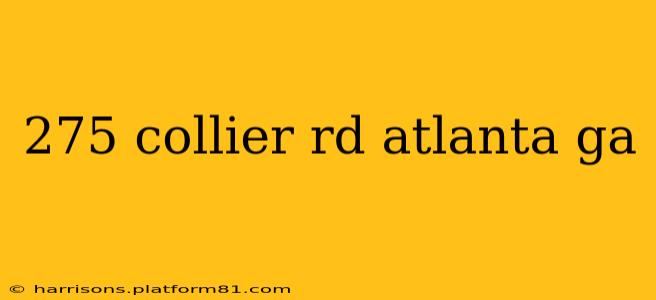 275 collier rd atlanta ga