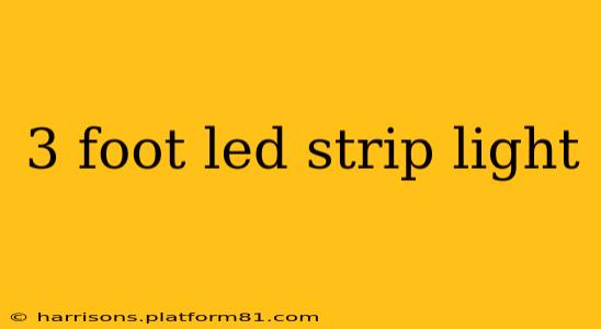 3 foot led strip light