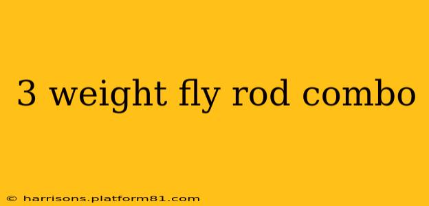 3 weight fly rod combo