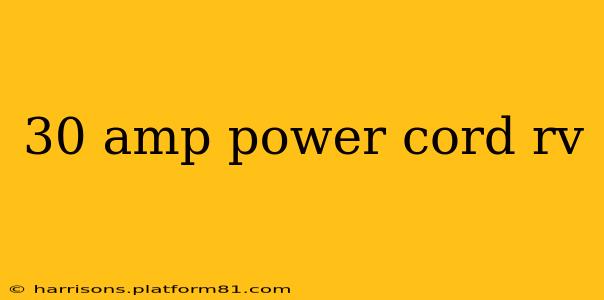 30 amp power cord rv