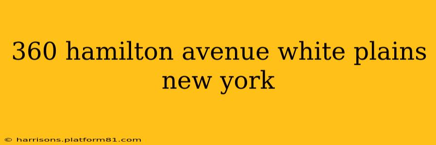 360 hamilton avenue white plains new york