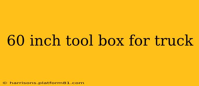 60 inch tool box for truck