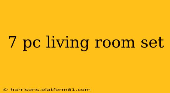 7 pc living room set