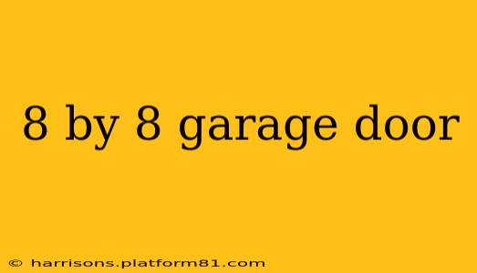 8 by 8 garage door