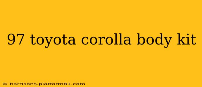 97 toyota corolla body kit