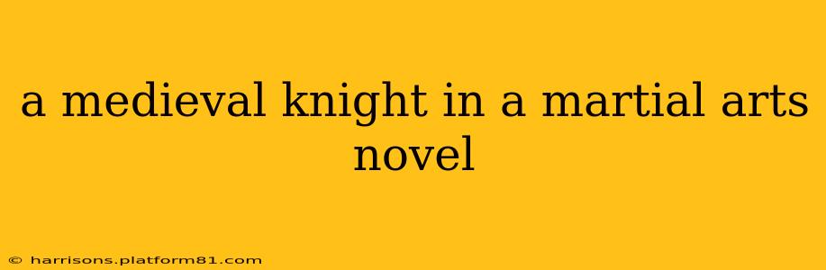 a medieval knight in a martial arts novel