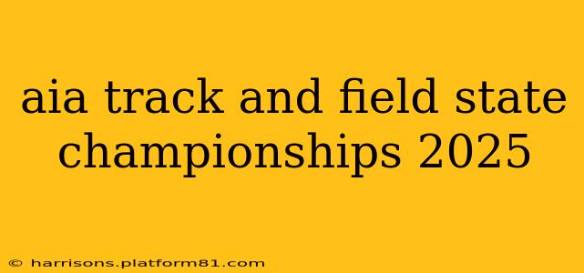 aia track and field state championships 2025