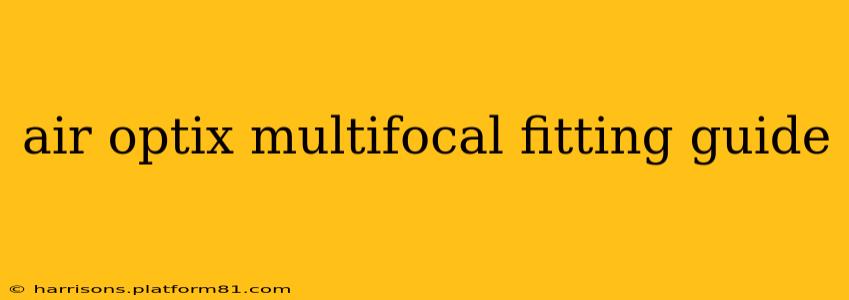 air optix multifocal fitting guide