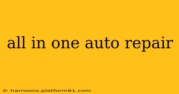 all in one auto repair