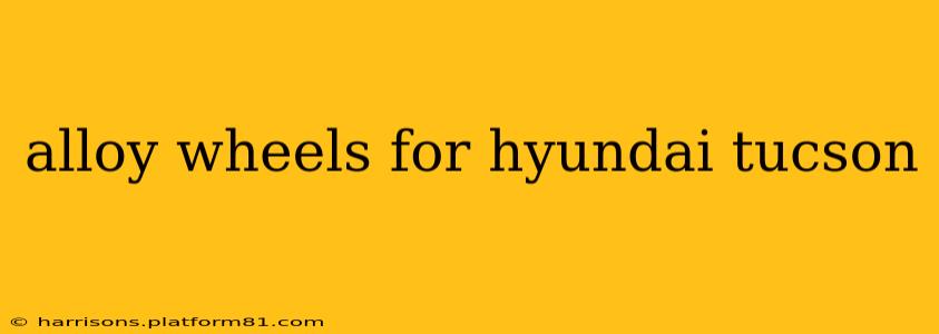 alloy wheels for hyundai tucson
