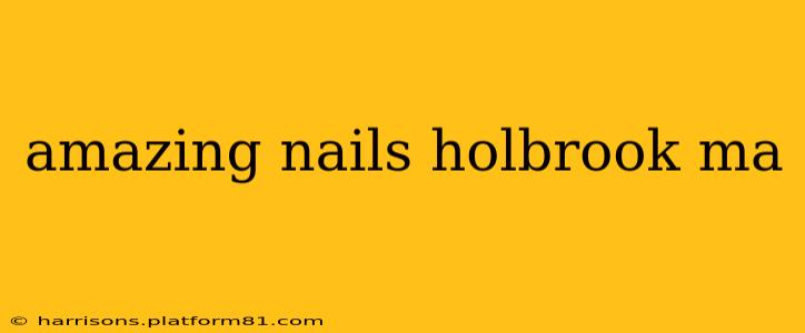 amazing nails holbrook ma