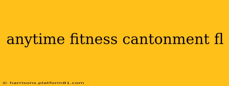 anytime fitness cantonment fl