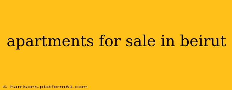 apartments for sale in beirut