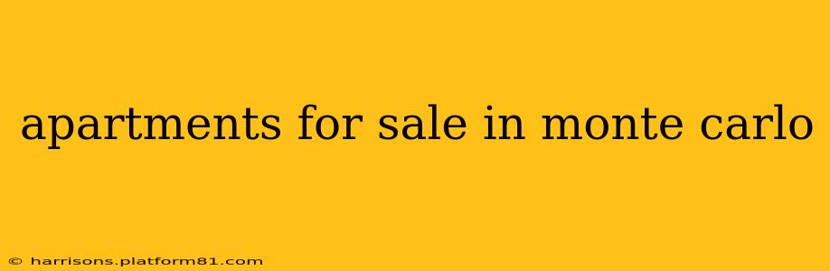 apartments for sale in monte carlo