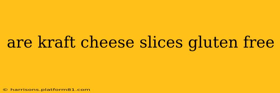 are kraft cheese slices gluten free