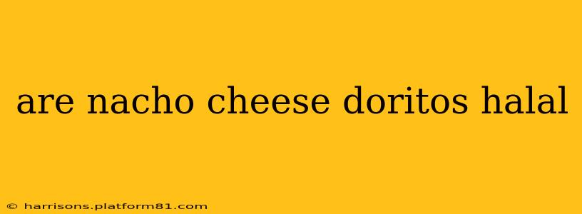 are nacho cheese doritos halal