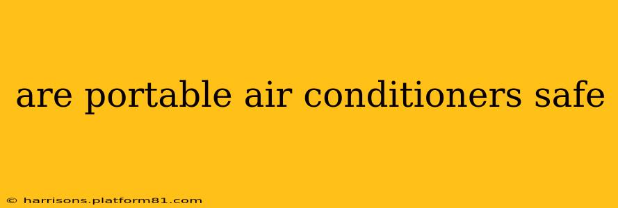 are portable air conditioners safe