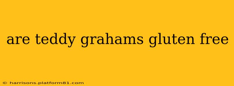 are teddy grahams gluten free