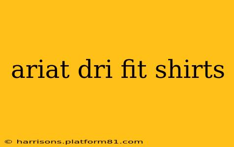 ariat dri fit shirts