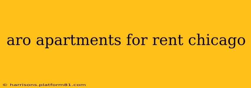 aro apartments for rent chicago