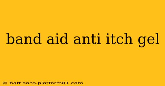 band aid anti itch gel
