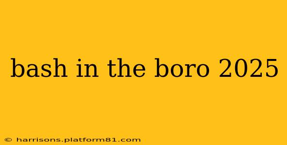 bash in the boro 2025