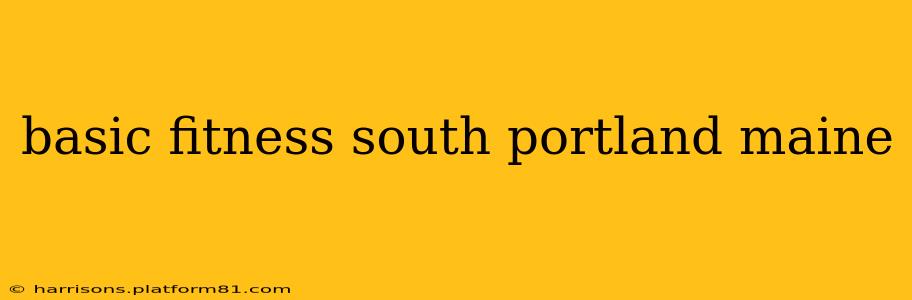 basic fitness south portland maine