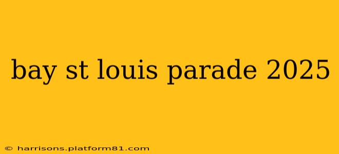 bay st louis parade 2025