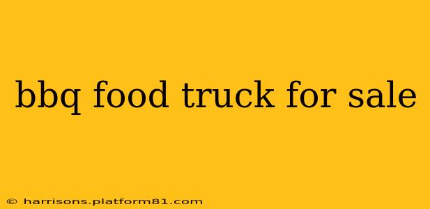 bbq food truck for sale