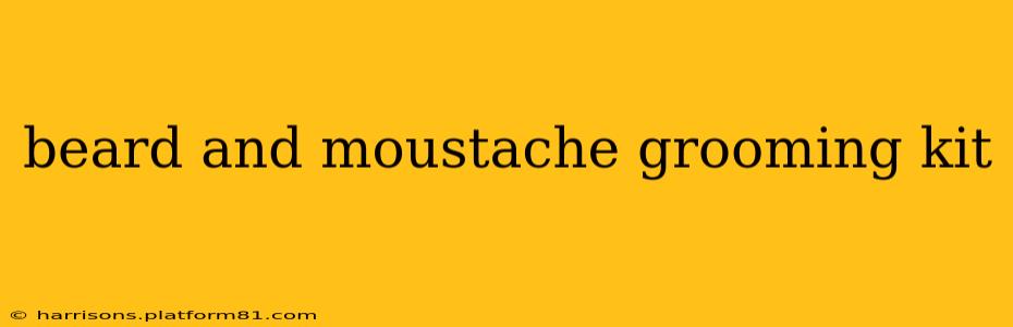 beard and moustache grooming kit