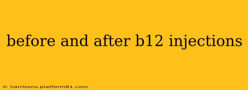 before and after b12 injections
