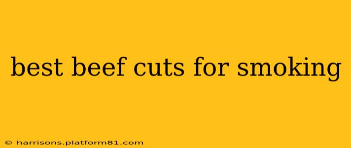 best beef cuts for smoking