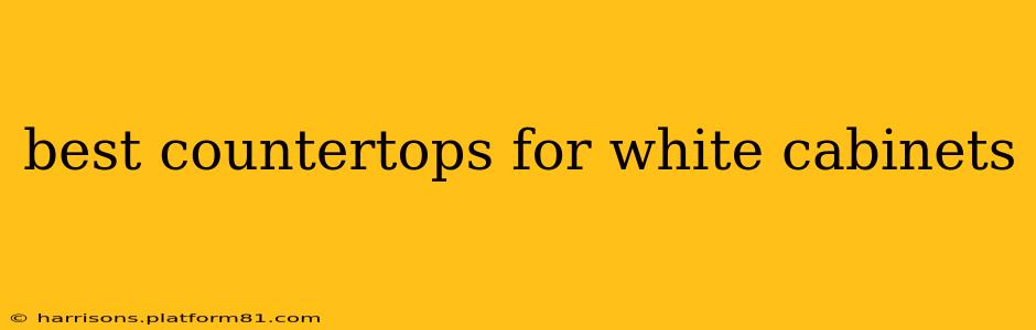 best countertops for white cabinets