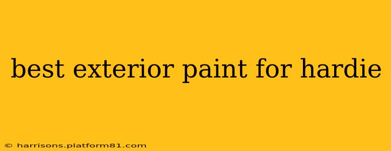 best exterior paint for hardie