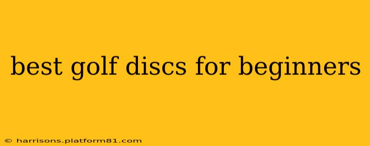 best golf discs for beginners