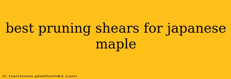 best pruning shears for japanese maple
