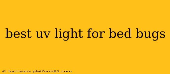 best uv light for bed bugs